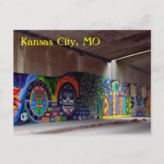 Postal Arte de graffiti latino