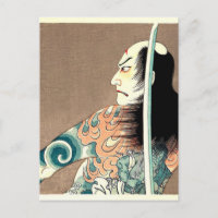 Arte de guerrero Samurai clásico del legado japoné