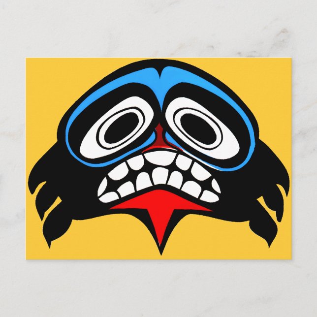 Postal Arte de Haida (Anverso)