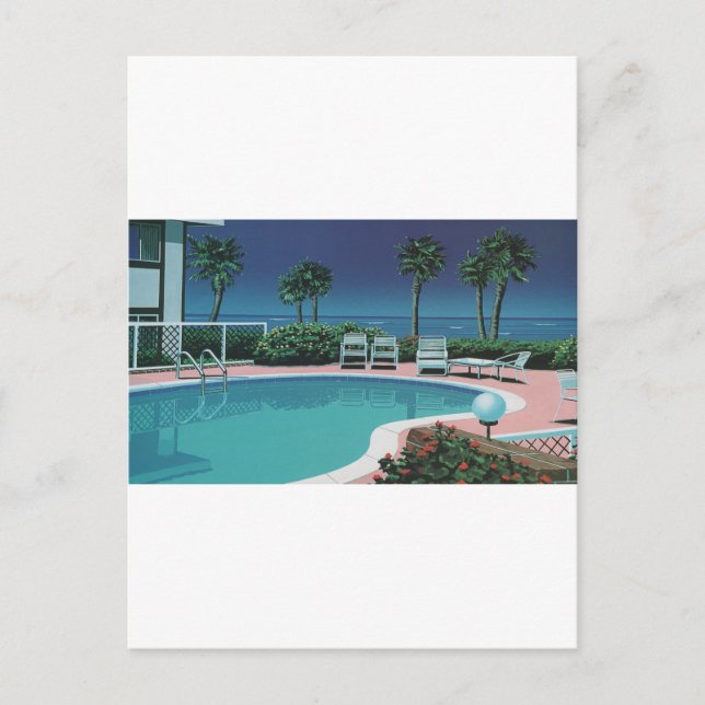 Postal arte de hiroshi nagai (Anverso)