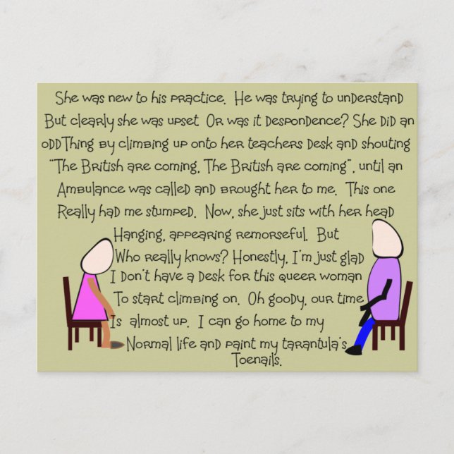 Postal Arte de historias "Los británicos están llegando"— (Anverso)