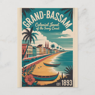 Postal Arte de impresión de cartel de viaje retro de Gran