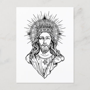 Postal Arte de Jesucristo