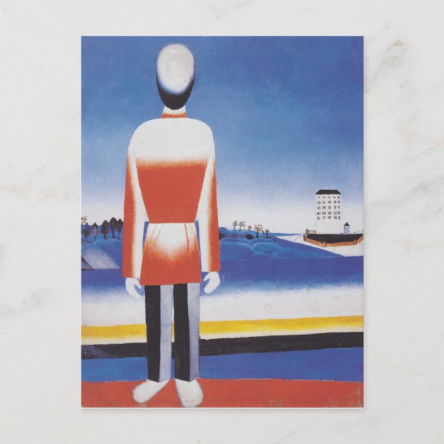 Postal Arte de Kazimir Malevich (Anverso)