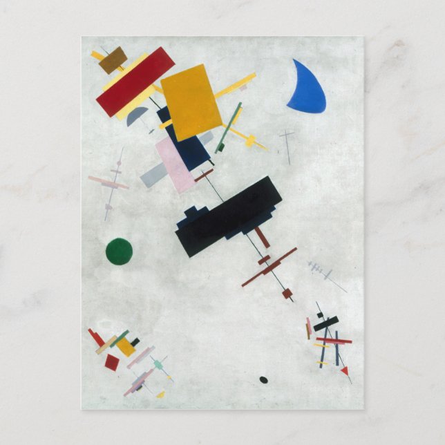 Postal Arte de Kazimir Malevich (Anverso)