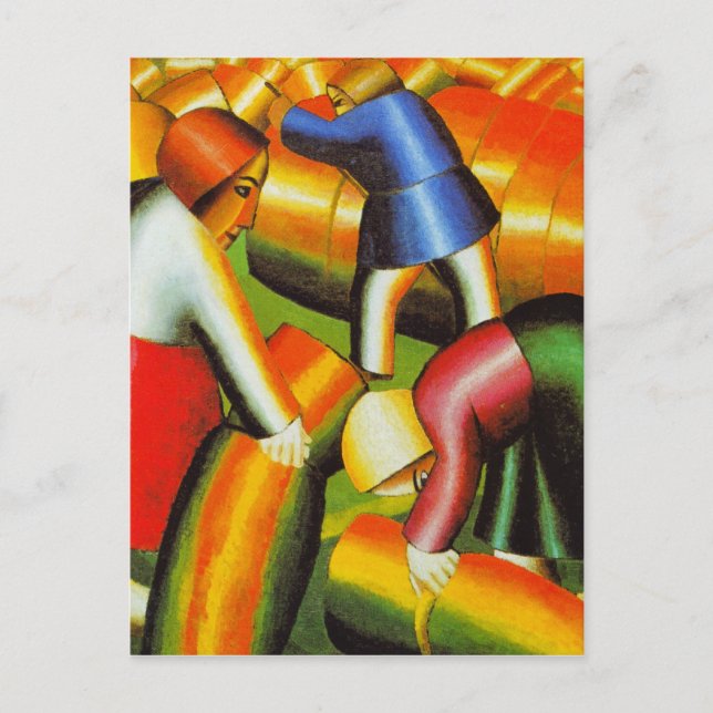 Postal Arte de Kazimir Malevich (Anverso)