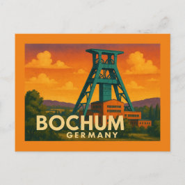 Postal Arte de la ciudad de Bochum Alemania