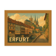 Arte de la ciudad de Erfurt Alemania