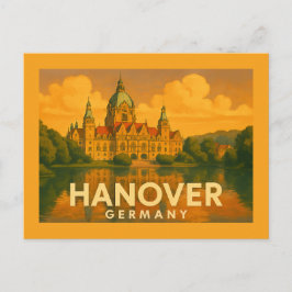Postal Arte de la ciudad de Hannover, Alemania