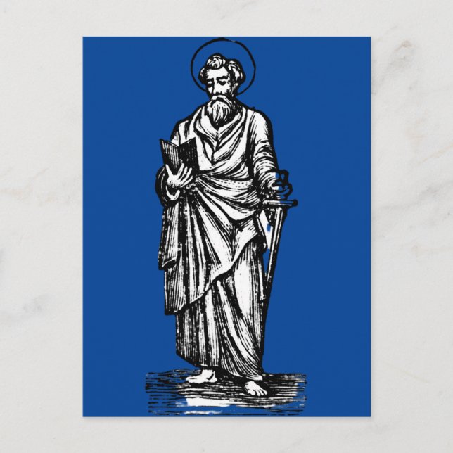 Postal Arte de la Espada del Espíritu de San Pablo (Anverso)