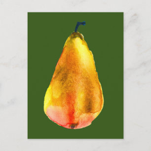 Postal Arte de la fruta del Oso de Oro