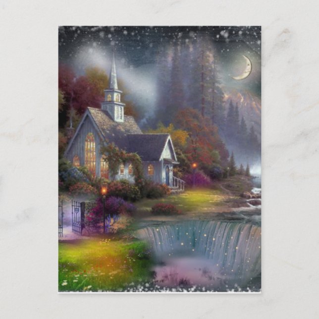 Postal Arte de la Iglesia Casa del Señor (Anverso)