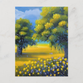 Postal Arte de la naturaleza en primavera