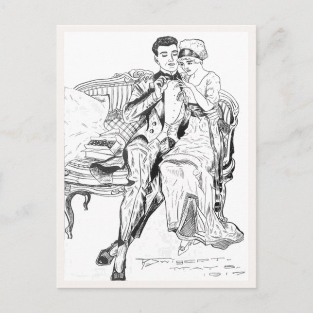 Postal Arte de la propuesta de Russell L. Swigert de 1917 (Anverso)