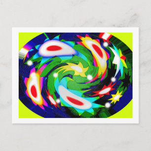 Postal arte de las estrellas de bonito