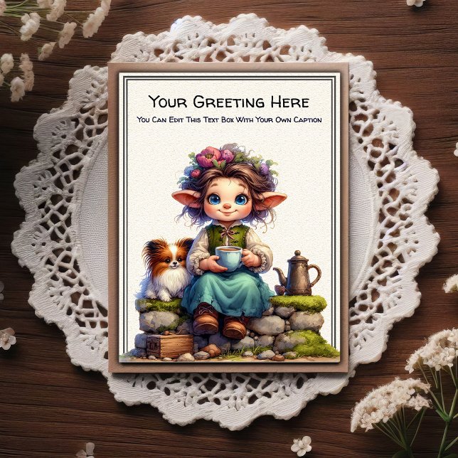 Postal Arte de libro de cuentos con sentimiento cotidiano (Subido por el creador)