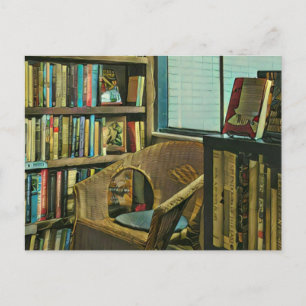 Postal Arte de libros antiguos