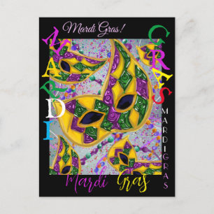 POSTAL ARTE DE MARDI GRAS   