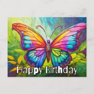 Postal Arte de mariposa creativa linda