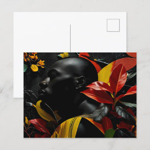 Postal Arte de moda de África