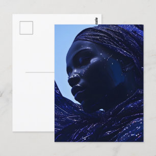 Postal Arte de moda de África