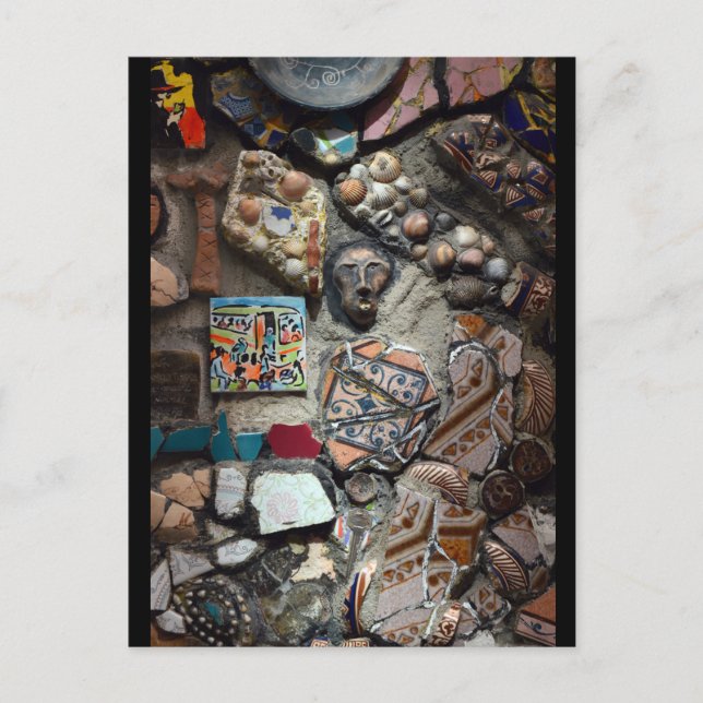 Postal Arte de mosaico (Anverso)