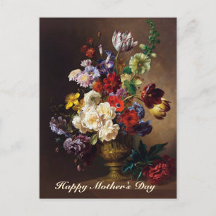 Postal Arte de Naturaleza Muerta Clásica Elegante del Mae