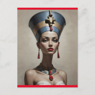 Postal Arte de Nefertiti