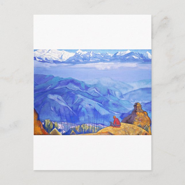 Postal arte de nicholas roerich (Anverso)