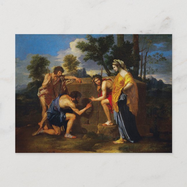 Postal Arte de Nicolás Poussin (Anverso)