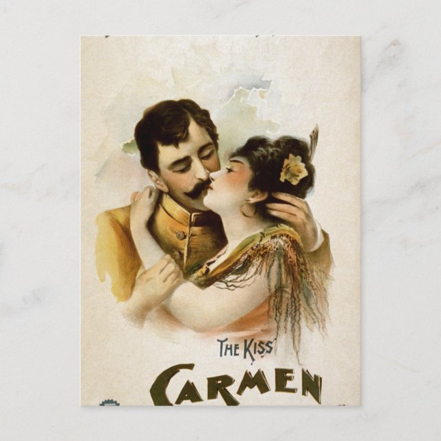 Postal arte de ópera (Anverso)