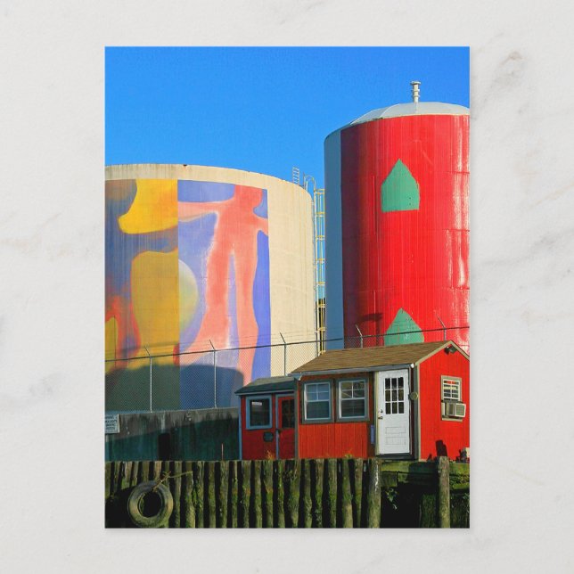 Postal Arte de OVNI (Anverso)