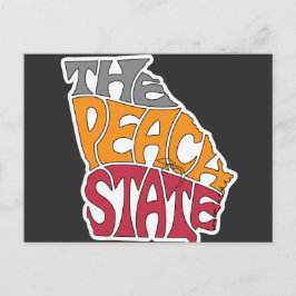 Postal Arte de palabra con apodo de Georgia