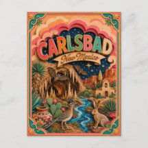 Arte de papel de Carlsbad Nuevo México PopCut Stat