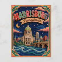 Arte de papel de Estados PopCut Harrisburg Pensilv
