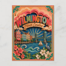 Arte de papel de Estados PopCut Wilmington Carolin