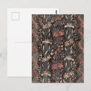 Postal Arte de pared de lirio botánico de academia oscura