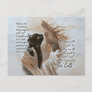 Postal Arte de Pared Jesucristo Caballos Blancos - Decora