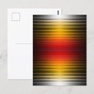 Postal Arte de patrones de colores de campo de plasma de 