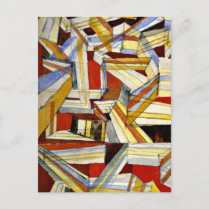 Postal Arte de Paul Klee: Transparente perspectiva de Gef
