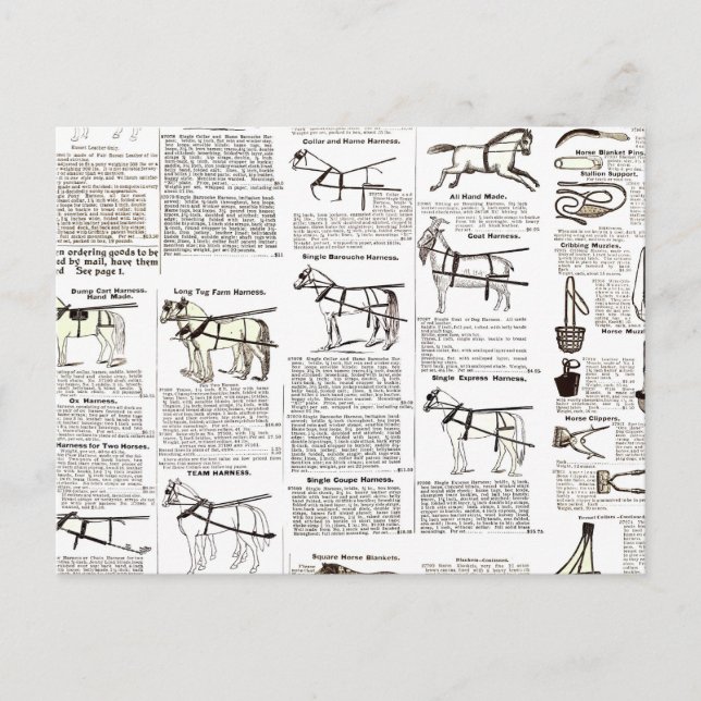 Postal Arte de periódicos de publicidad de antigüedades d (Anverso)