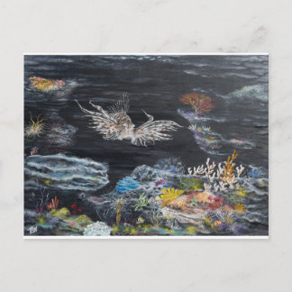 Postal Arte de pescado en