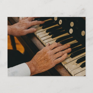 Postal Arte de piano genial