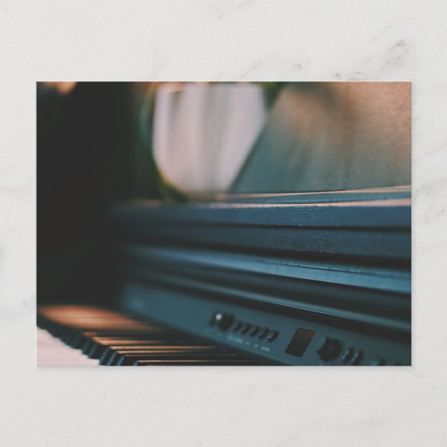 Postal Arte de piano lindo (Anverso)