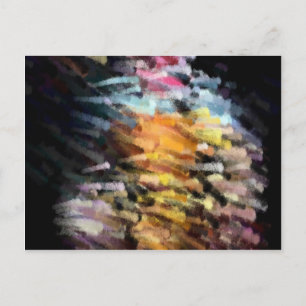 Postal Arte de pintura abstracto moderno