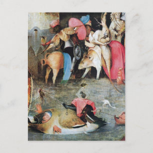 Postal Arte de pintura de Hieronymus Bosch
