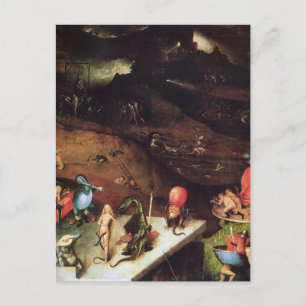 Postal Arte de pintura de Hieronymus Bosch