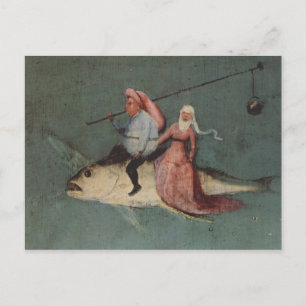 Postal Arte de pintura de Hieronymus Bosch
