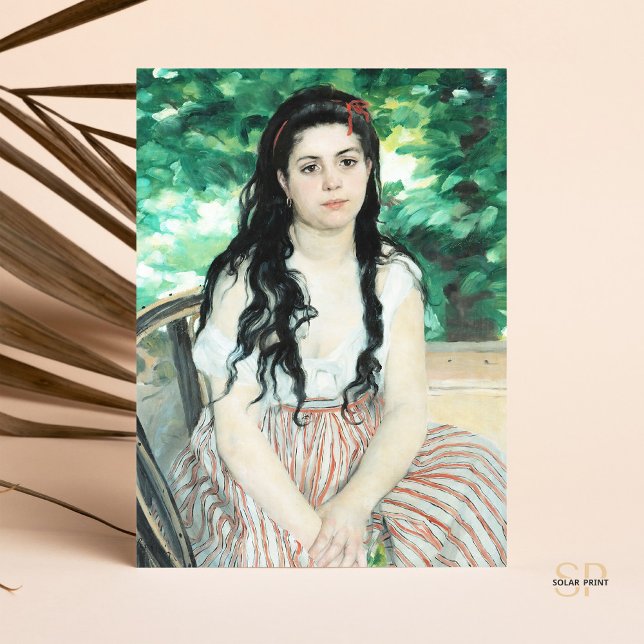 Postal Arte de pintura Pierre-Auguste Renoir Summer 1868 (Subido por el creador)