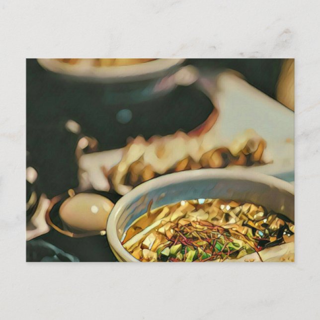 Postal Arte de Ramen (Anverso)